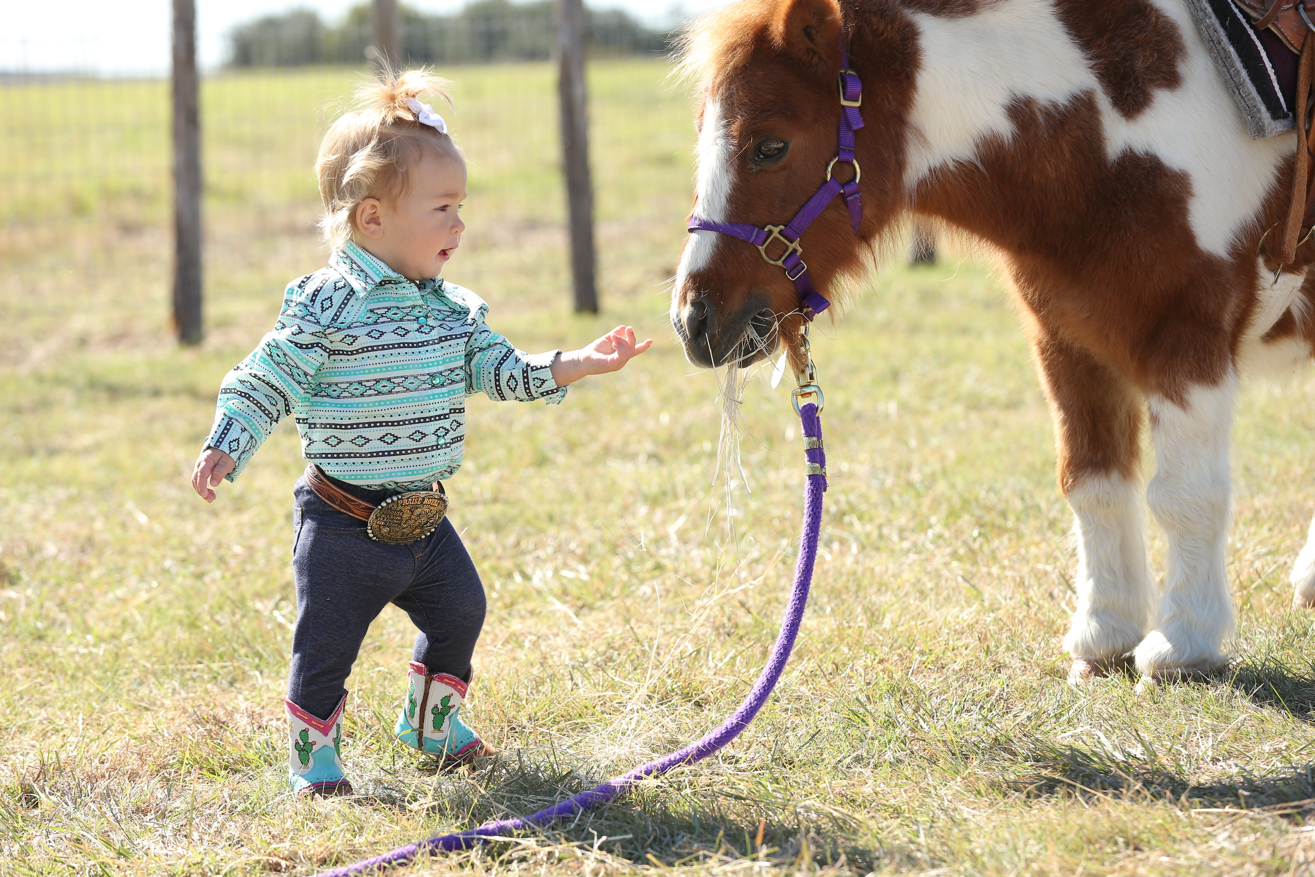 Praise & her Pony Peanut