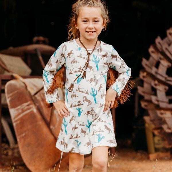 FISH ＆ KIDS 〈COWBOY DRESS〉　2-3y FISH ＆ KIDS 〈COWBOY DRESS〉 2-3y FISH ＆ KIDS 〈COWBOY DRESS