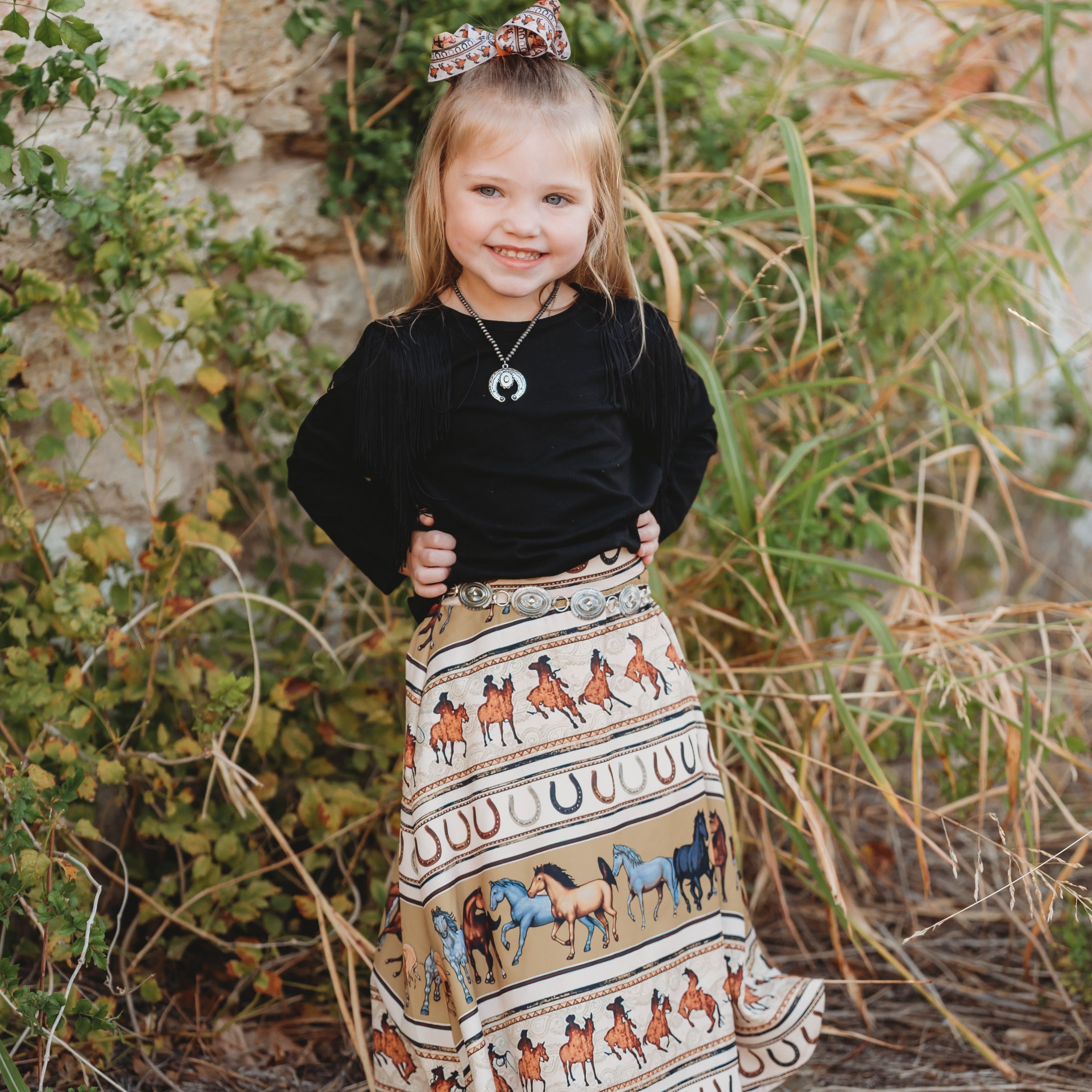 Gold skirt toddler best sale