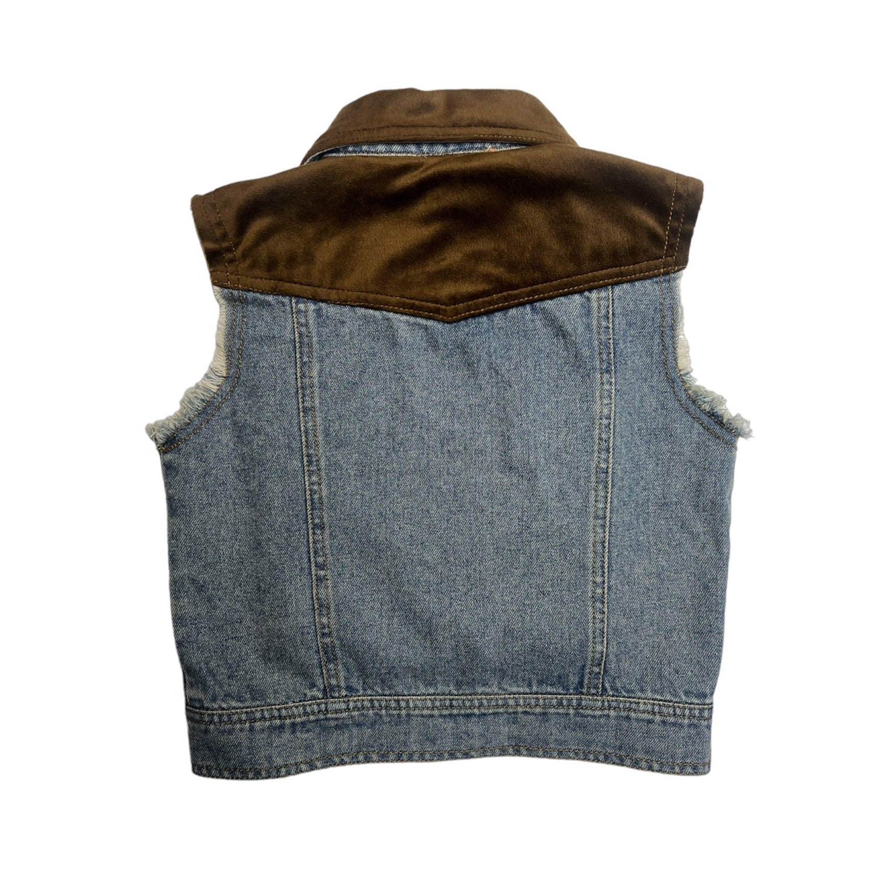 Denim Suede Vest Toddler (2T-5T) – Shea Baby