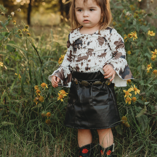 Leather Skirt Baby 6 18M Shea Baby