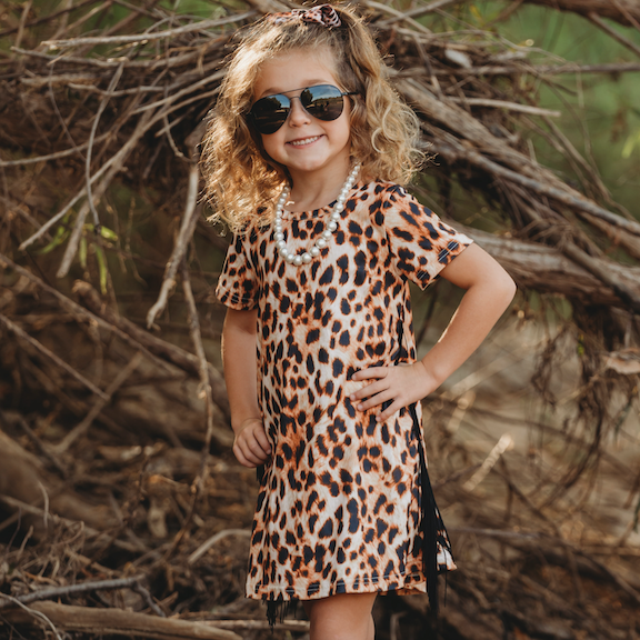 Baby girl leopard newest dress