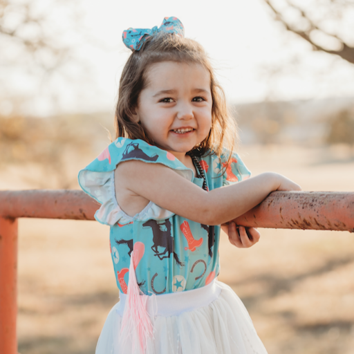 Cowgirl Flower Girl Dress