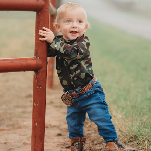 Infant pearl 2025 snap shirt