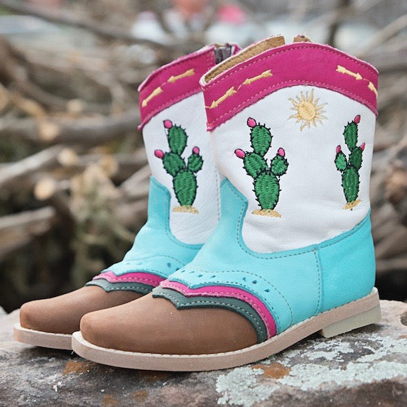 Baby cowboy boots girl top